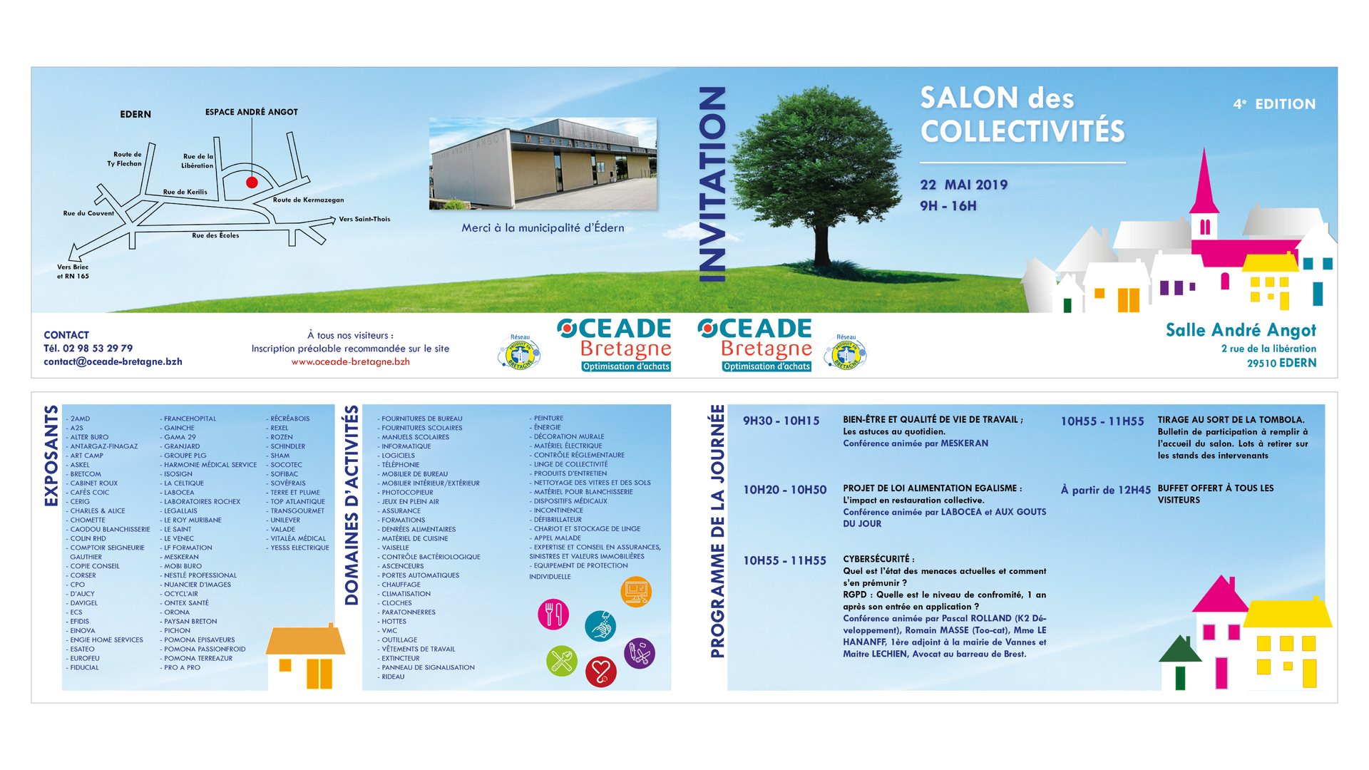 Création graphique brochure CEADE Bretagne