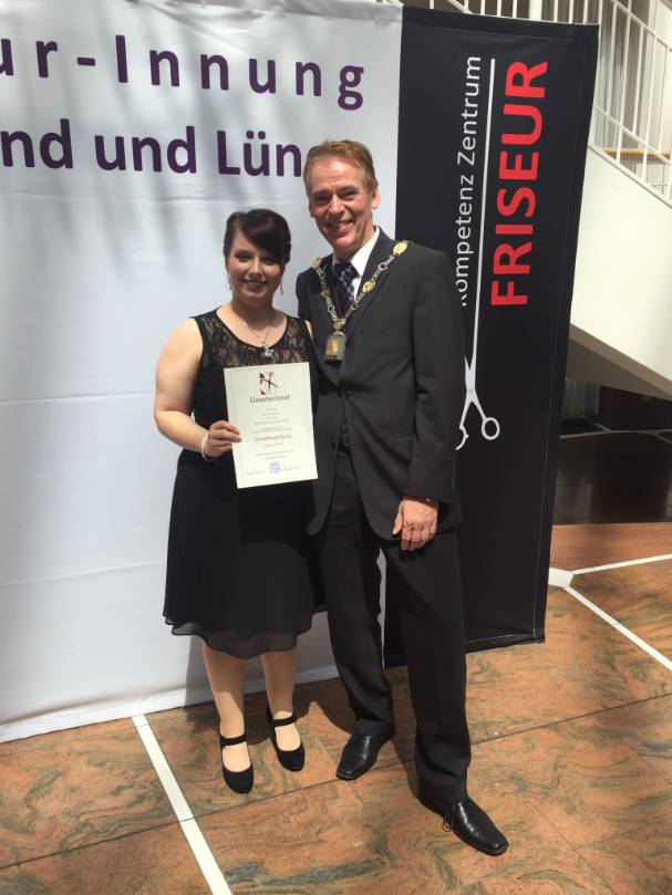 Das letzte Bild: Freisprechungsfeier Sabrina Sommer 2017