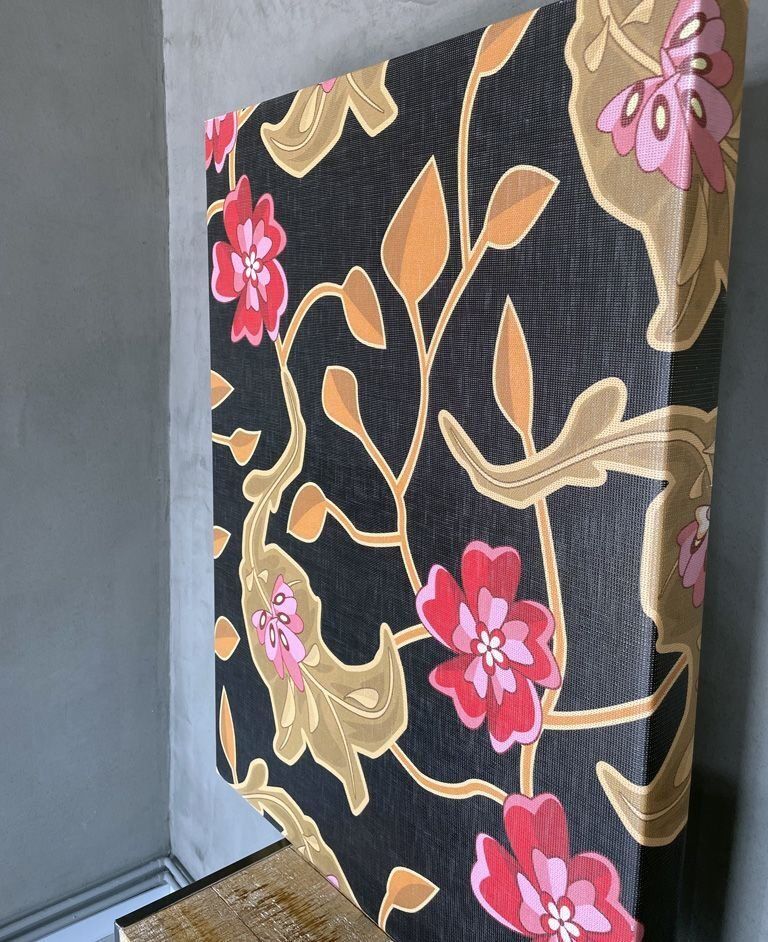 Akustikbild Blumen Struktur