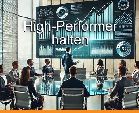 Eine Gruppe von Menschen sitzt um einen Tisch vor einem großen Bildschirm.