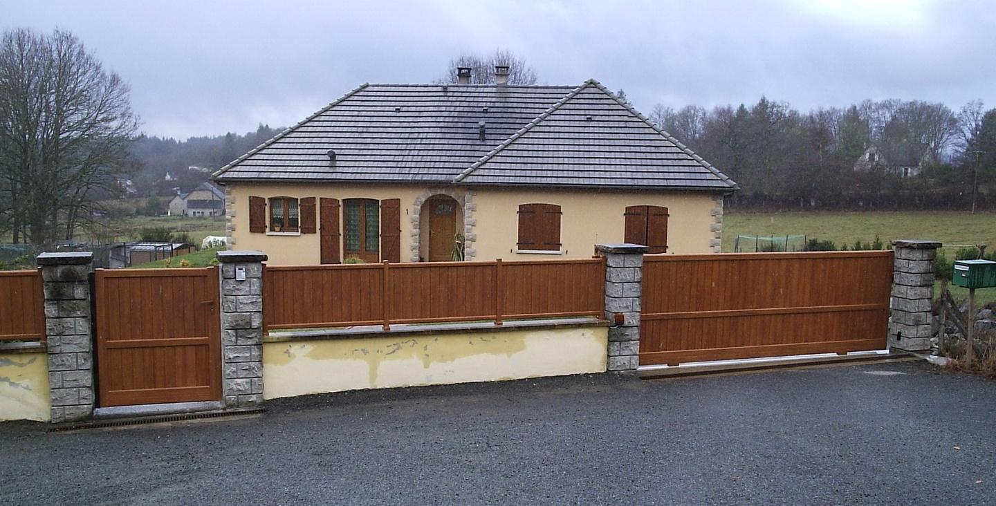 clôture et portail bois