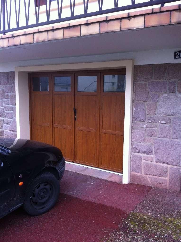 porte de garage bois