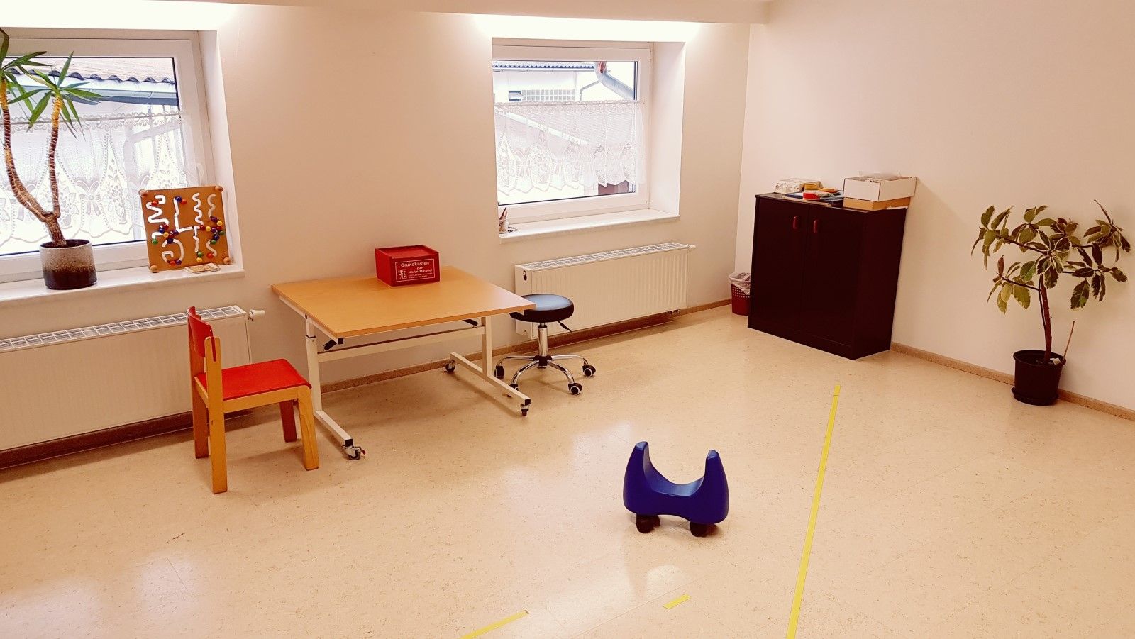 Übungsraum für Kinder in der Ergotherapie Praxis Uwe Buntkowski