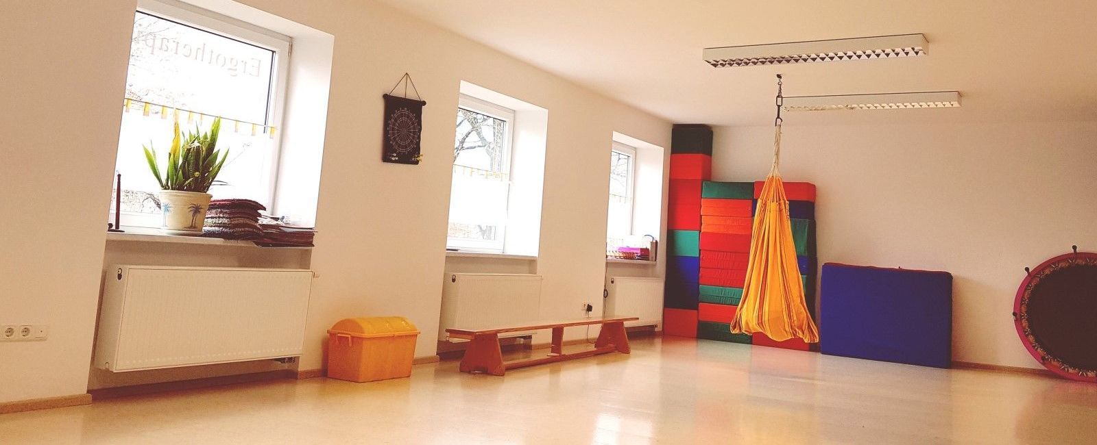 Übungsraum für Kinder in der Ergotherapie Praxis Uwe Buntkowski