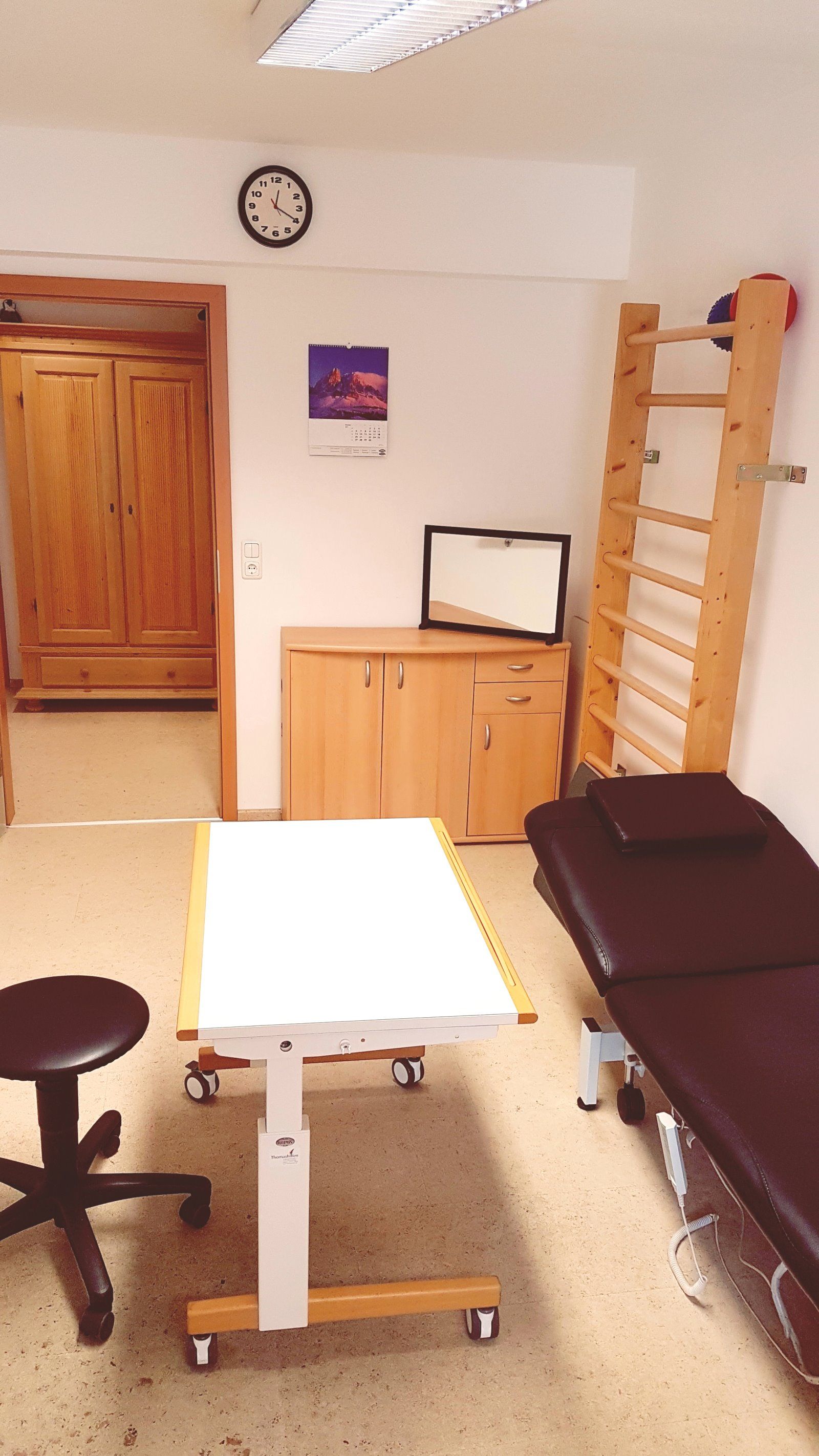 Behandlungszimmer der Ergotherapie Praxis Uwe Buntkowski