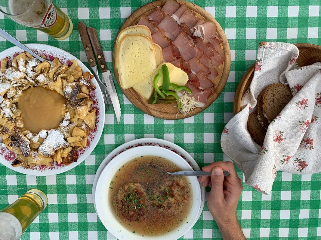 Gletscherblickalm Hüttenessen Österreich