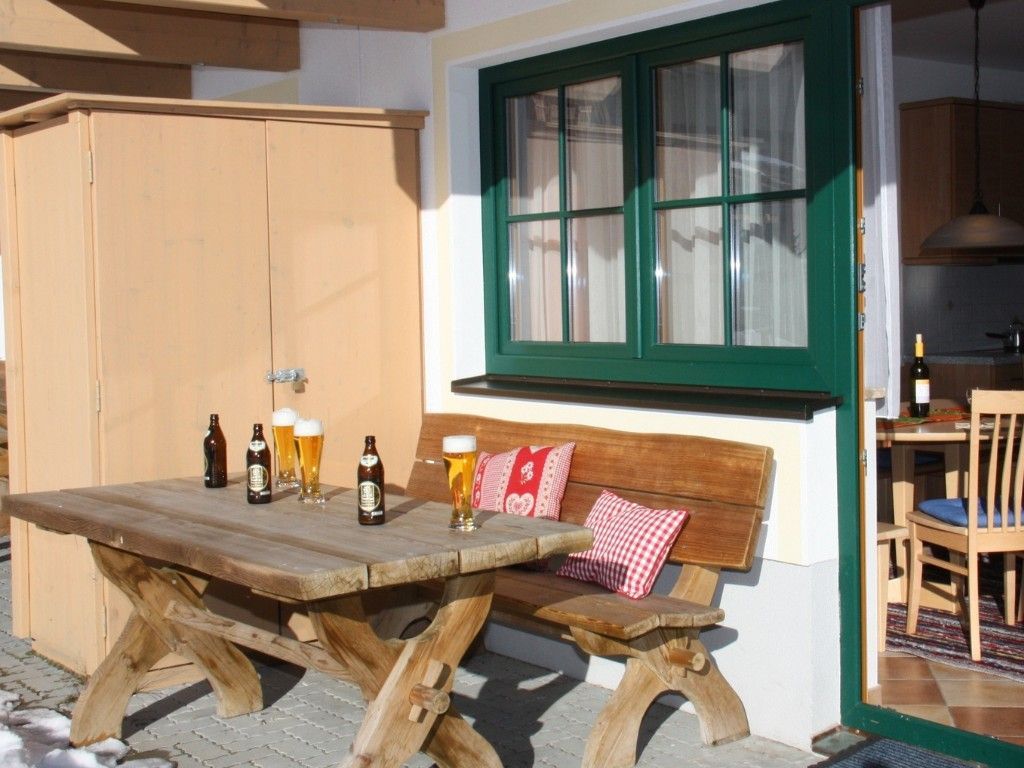 Terrasse vom Ferienhaus