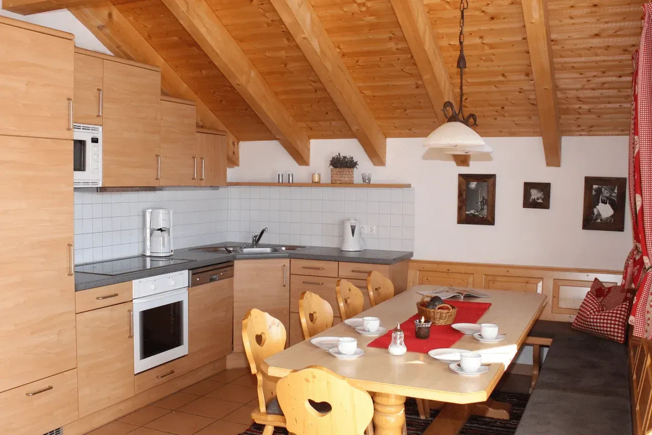 Kitchen and dining area