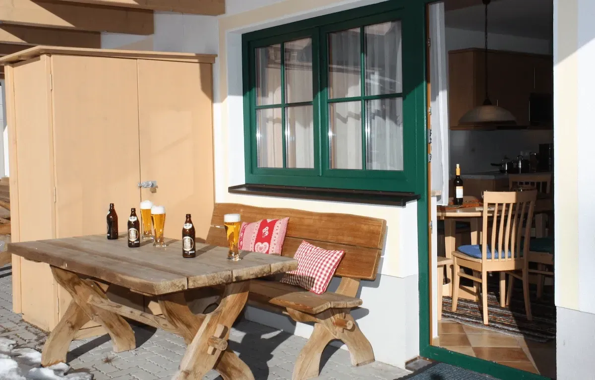 Terrasse Haus Erwin in Koengisleiten