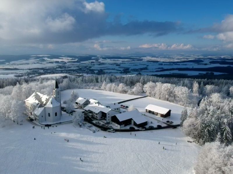 Berggasthof Metzgerei Weig Luftansicht