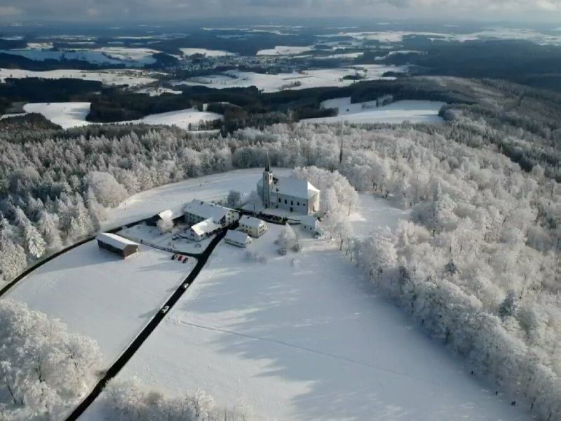 Berggasthof Metzgerei Weig Luftansicht
