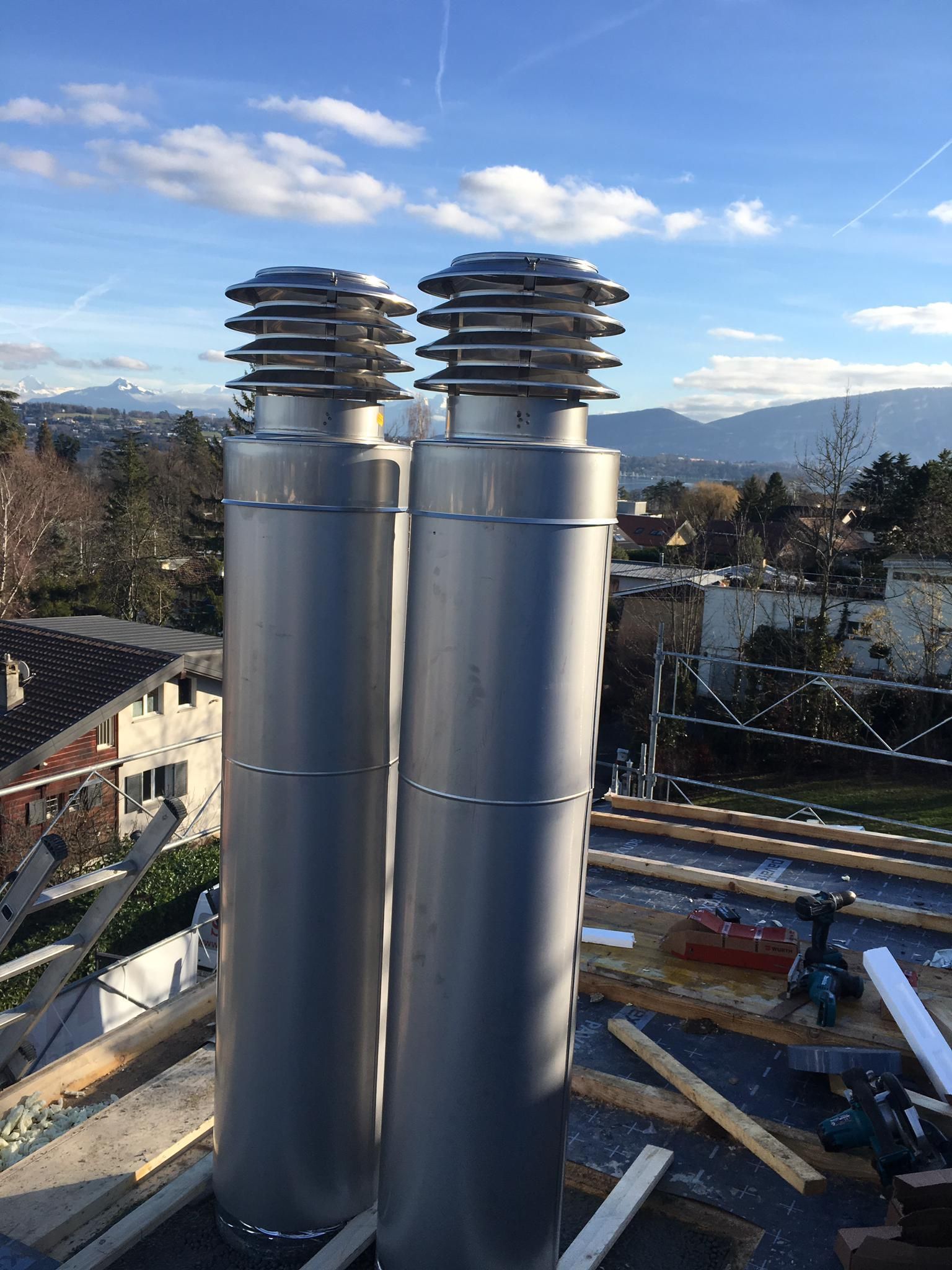 Serafim Merlo Genève - cheminée - poêle - conduit