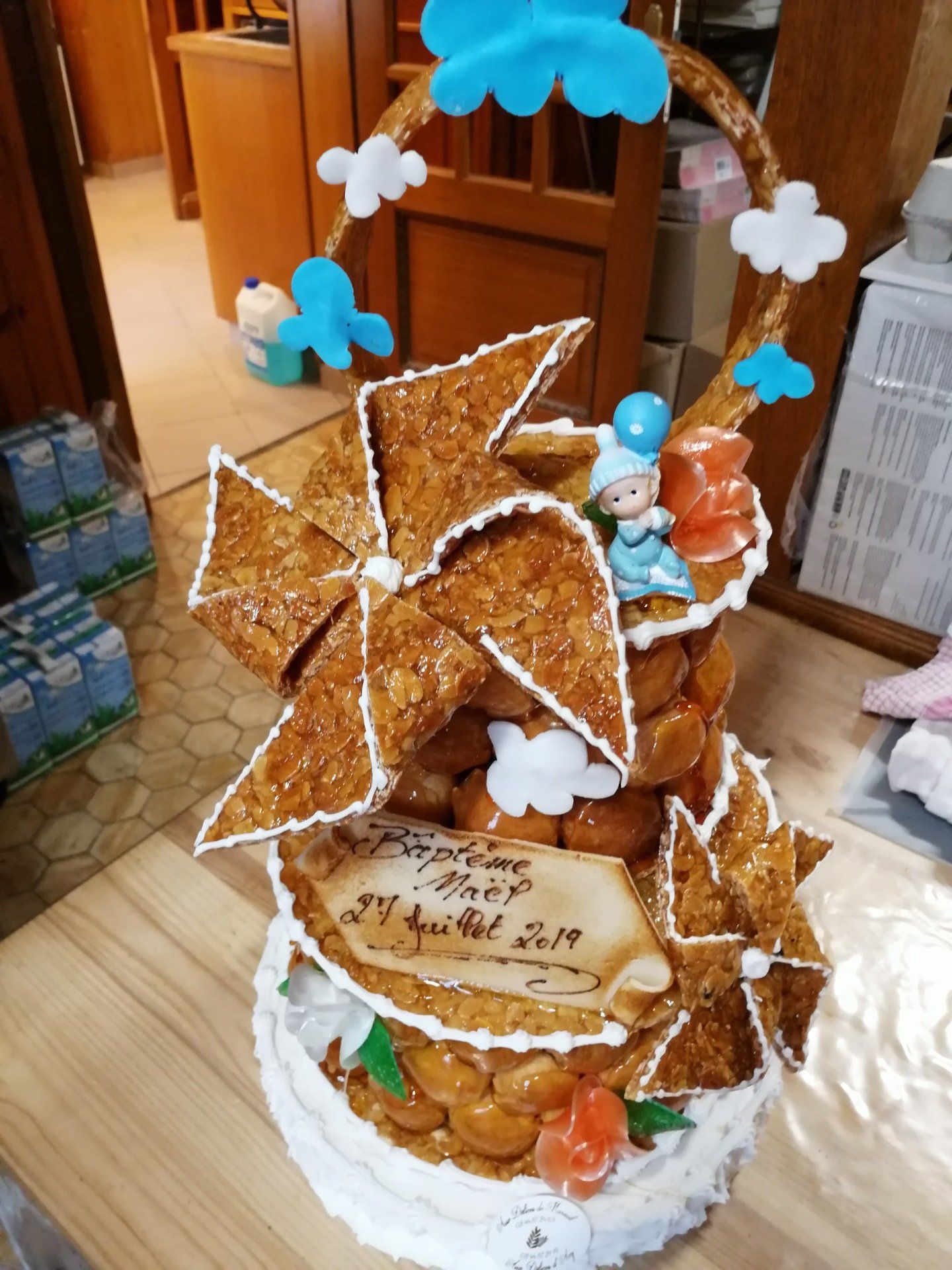 Pièce montée pour un baptême