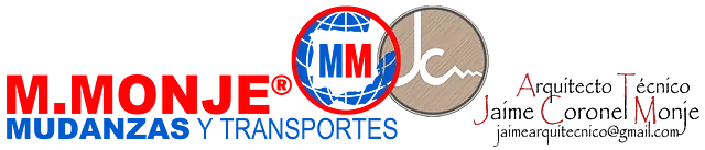 The logo for m.monje mudanzas y transportes