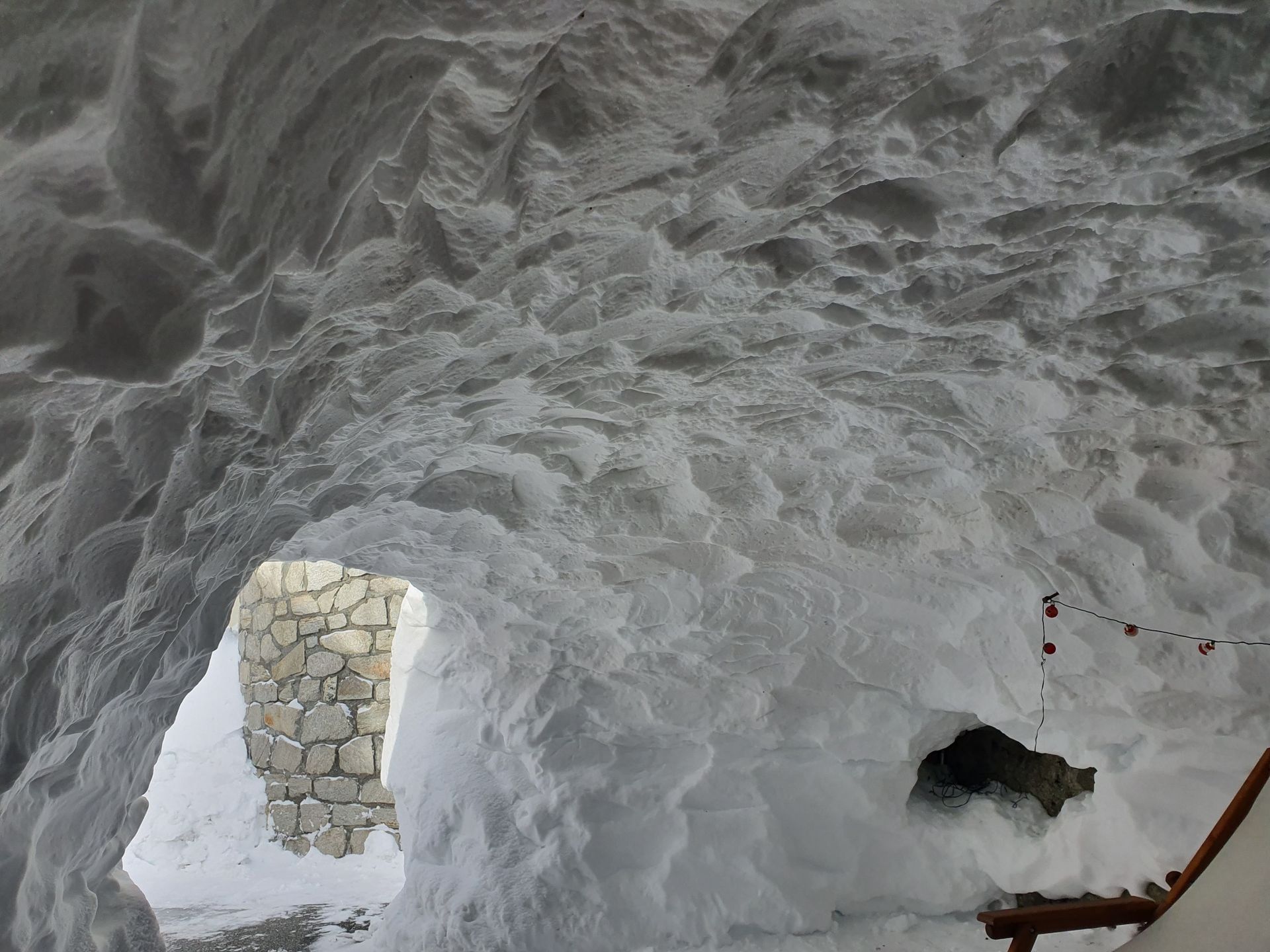 Iglu Loipe Winter