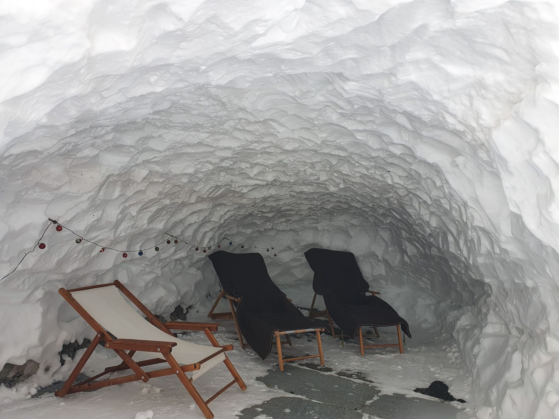 Iglu Loipe Winter