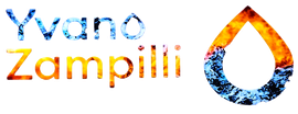 Le nom yvano zampilli est sur fond noir