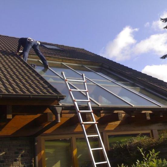 Glasdusche ebenerdig