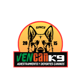 A logo for vengean k9 adiestramiento y deportes caninos