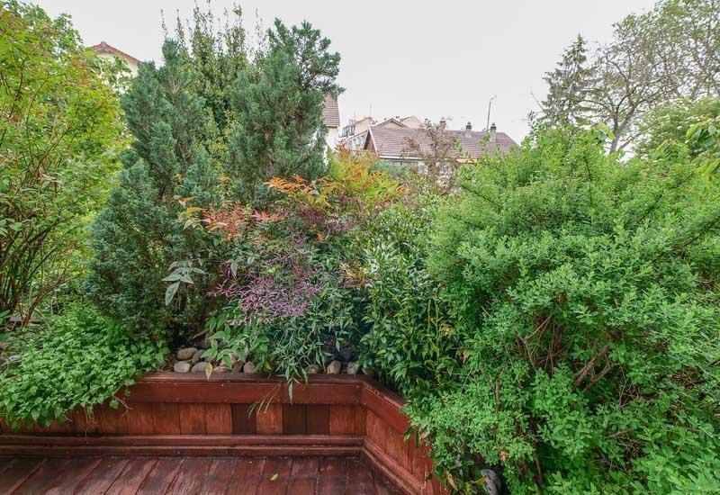 Un petit muret en bois