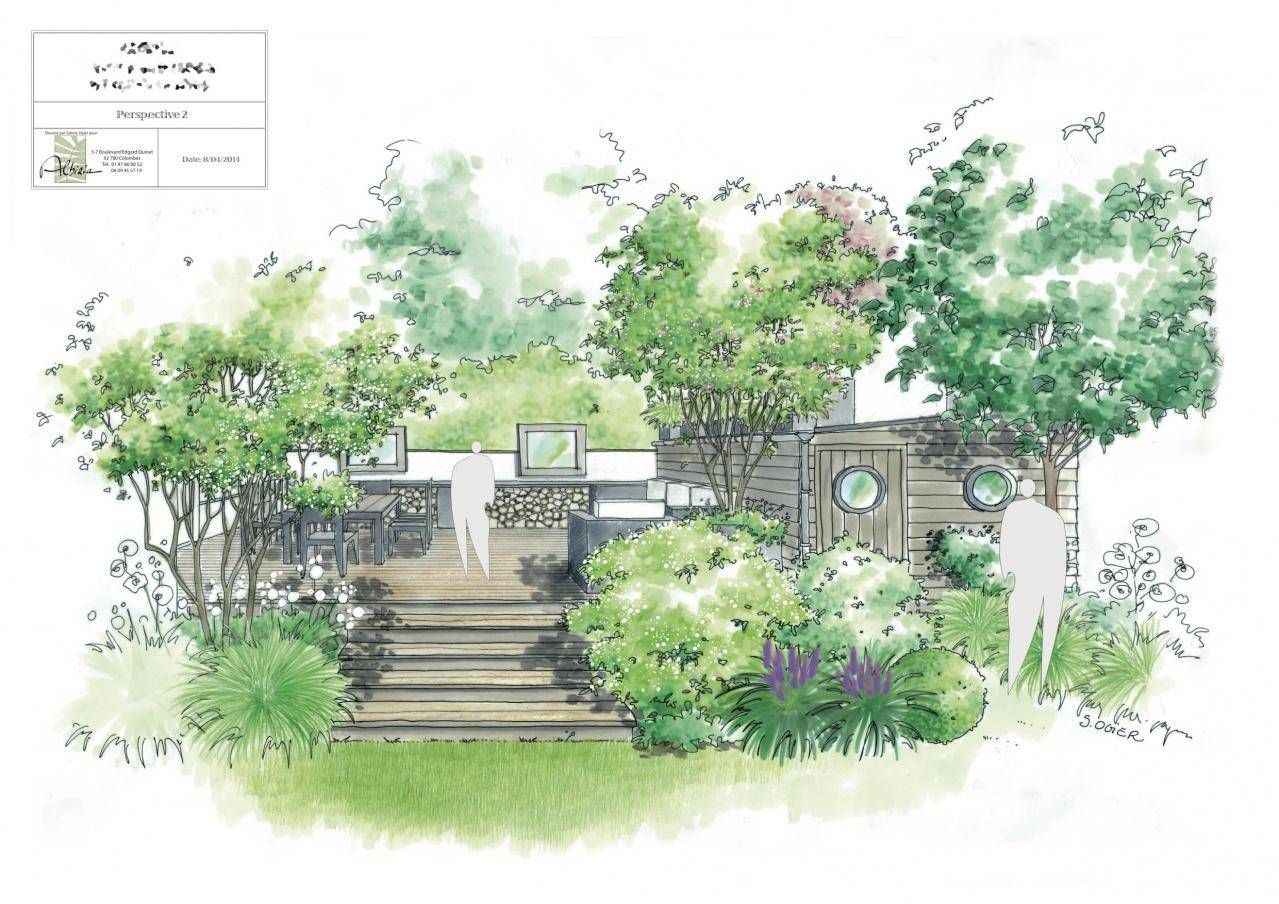 Le plan d'un escalier en bois