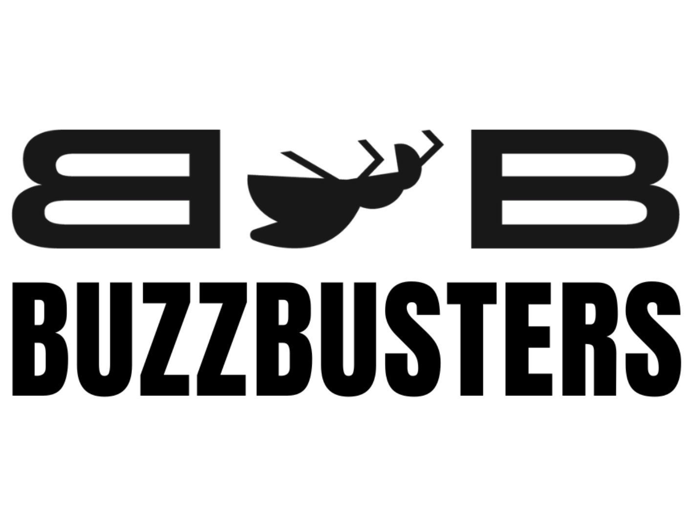 Logo de la société de lutte antiparasitaire Buzzbusters.