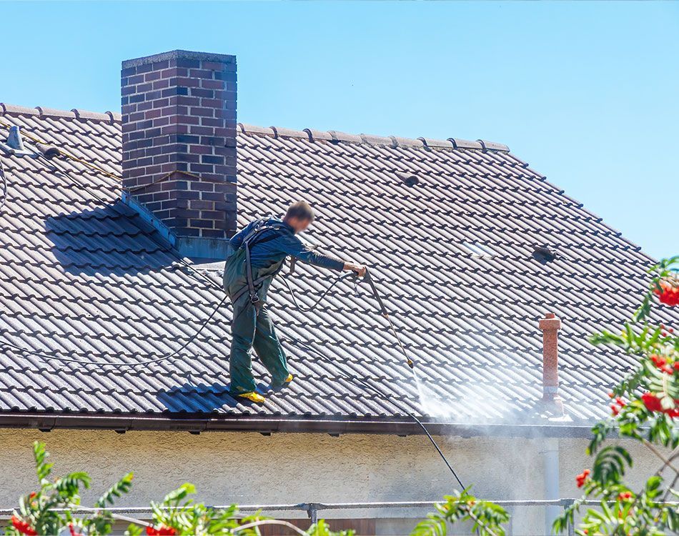 Nettoyage et démoussage de toiture