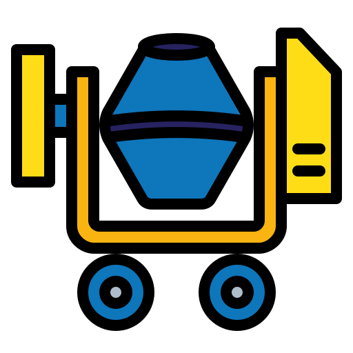 Icon mit Betonmischer