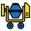 Icon mit Betonmischer
