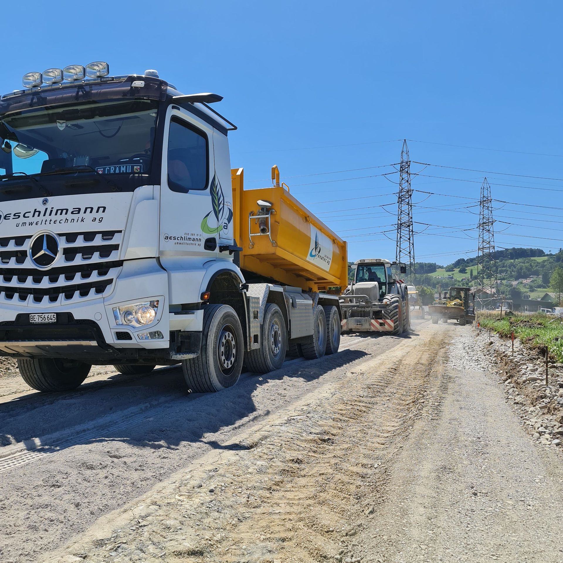 Bodenstabilisierung Konventionell - Renatec AG in Busswil BE