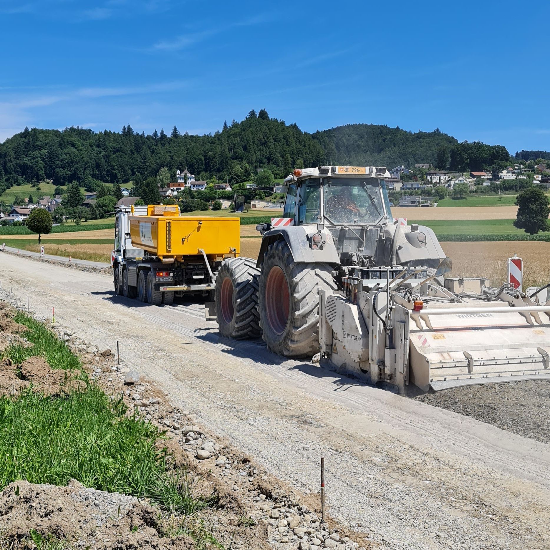 Bodenstabilisierung Konventionell - Renatec AG in Busswil BE