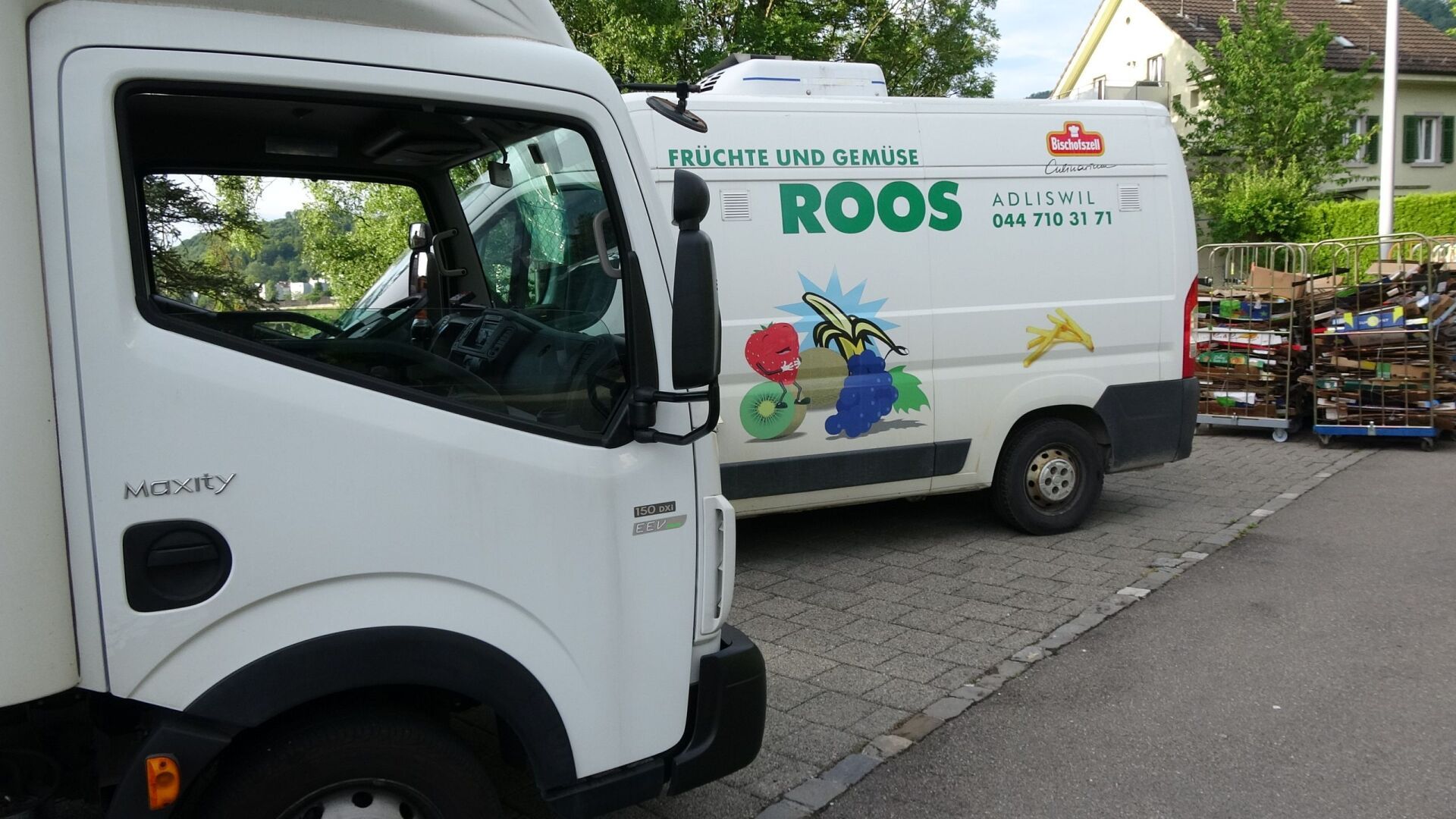 Transport bei Roos Früchte, Gemüse und Tiefkühlprodukte