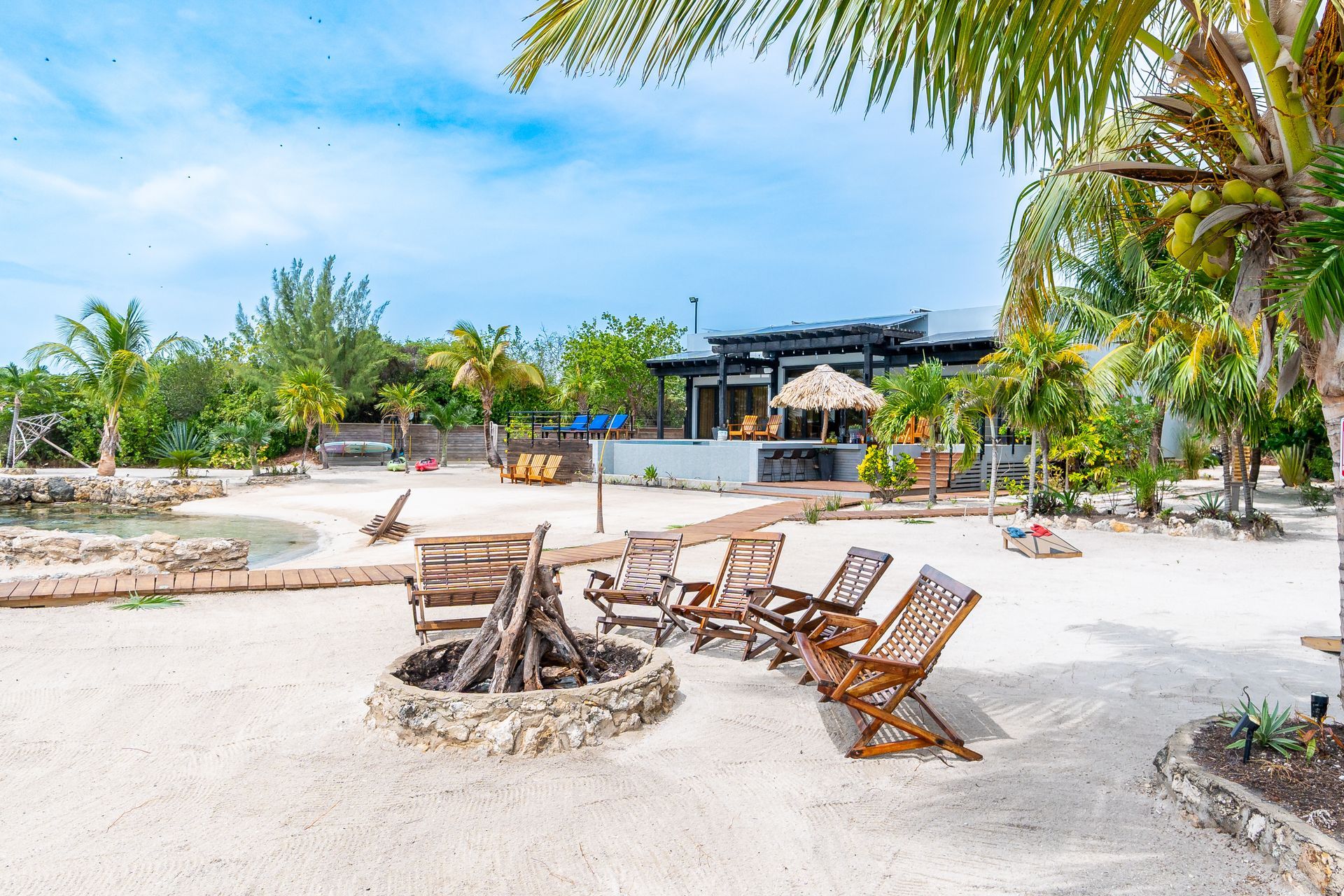 Luxury Belize vacation villa on a private beach