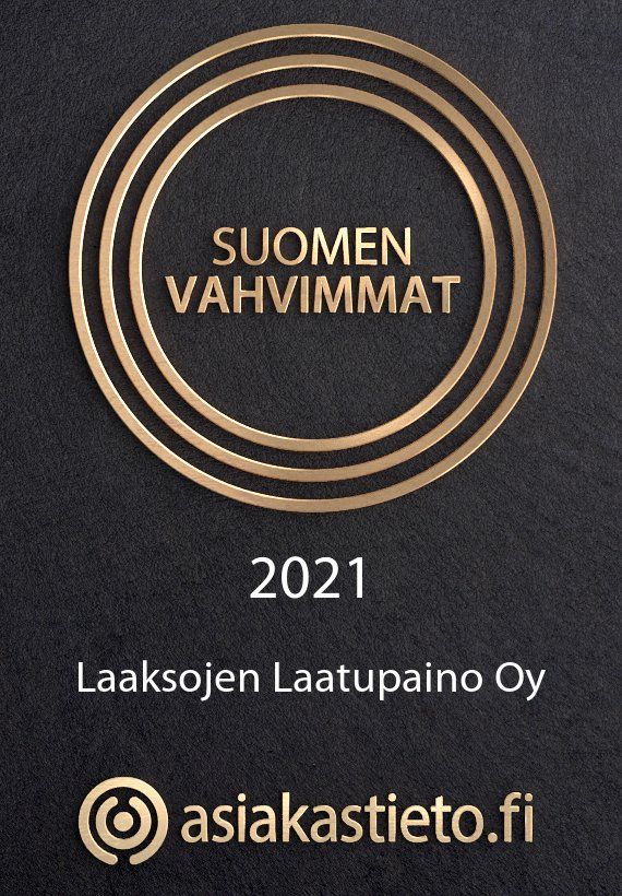 Suomen vahvimmat Laakson Laatupaino Oy 2021
