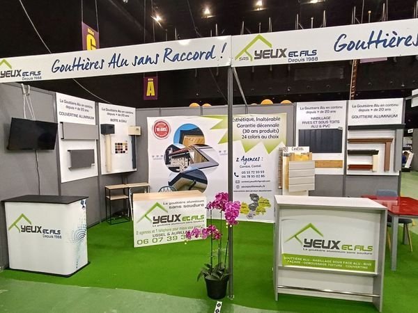 Stand Yeux et fils au salon de l'Habitat