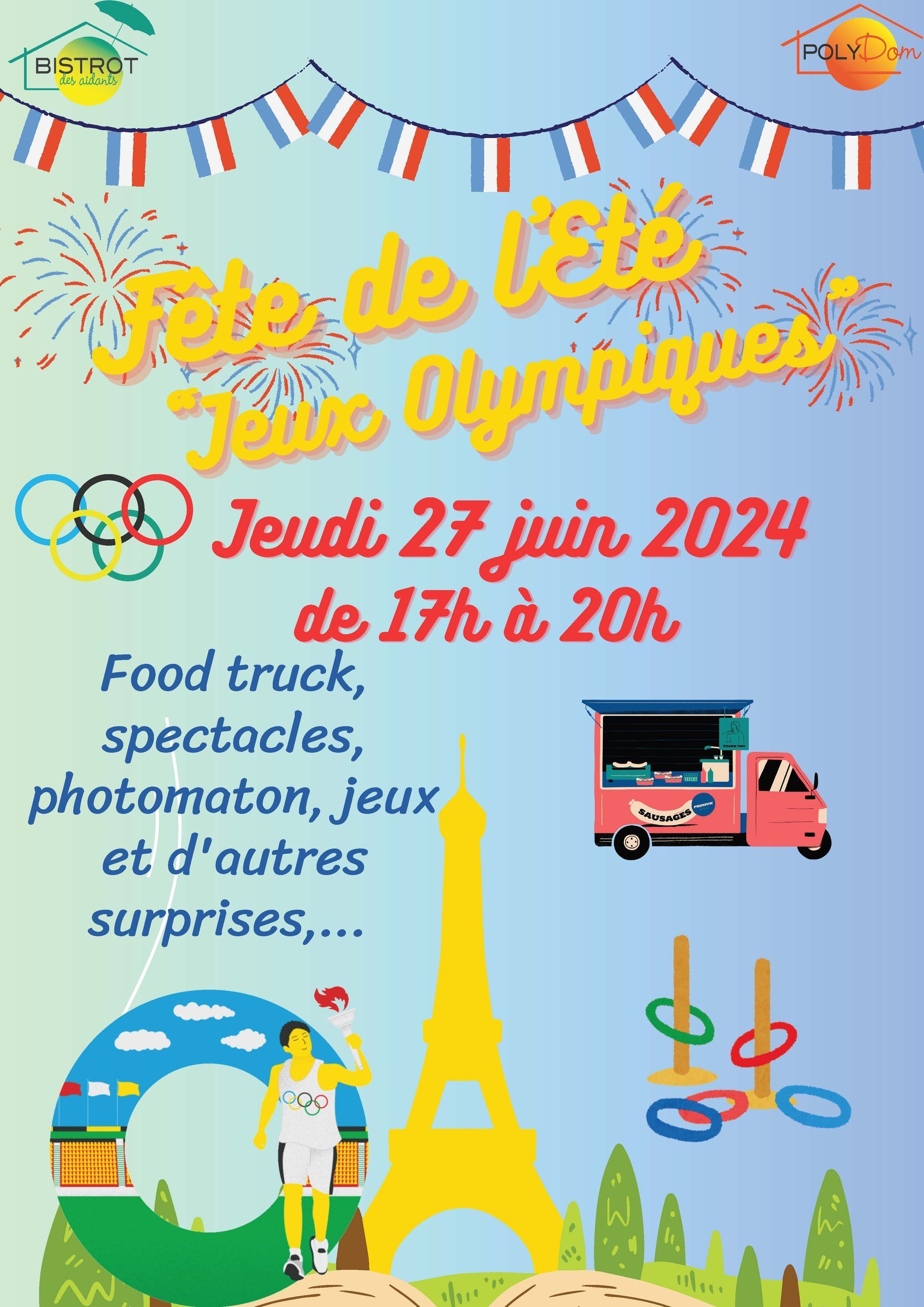 Affiche de la fête de l'été 2024
