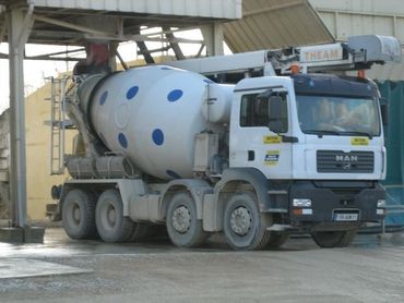 Camion livraison béton