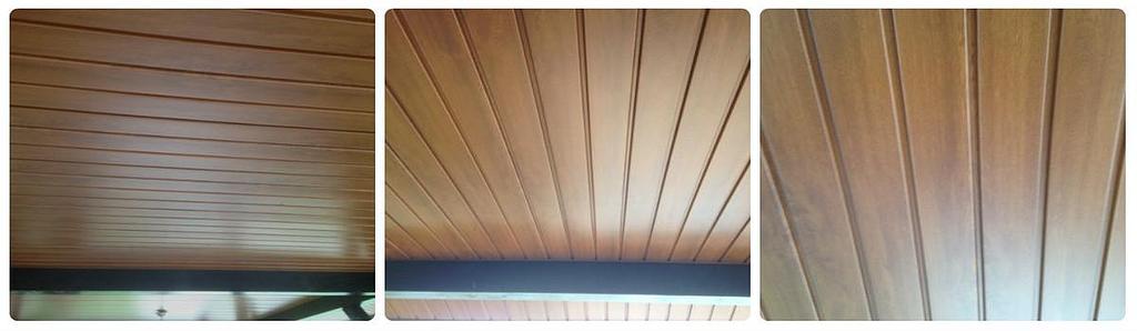 Lambris en alu laqué, imitation bois