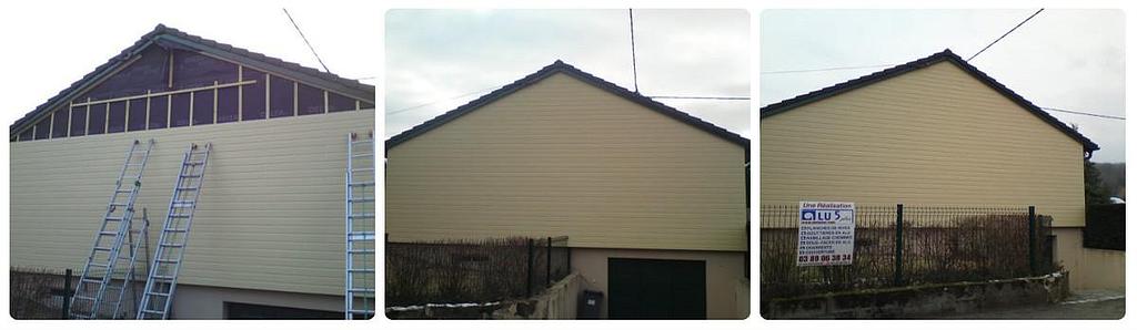 Habillage en pignon en Canexel