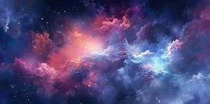 Parece una galaxia con muchas estrellas.
