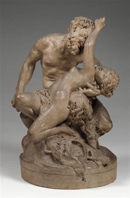 Une statue en bronze