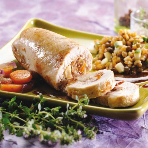 BALLOTINES DE VEAU AUX FRUITS DU MENDIANT