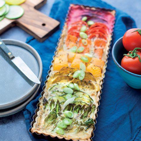 TARTE ARC-EN-CIEL AUX LÉGUMES