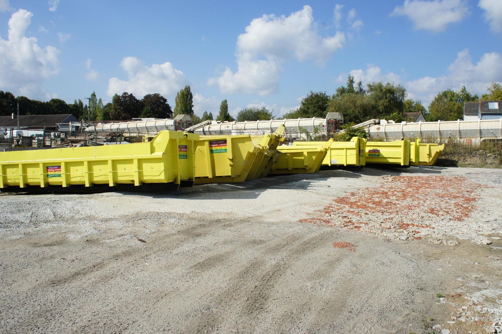 Bennes de chantier