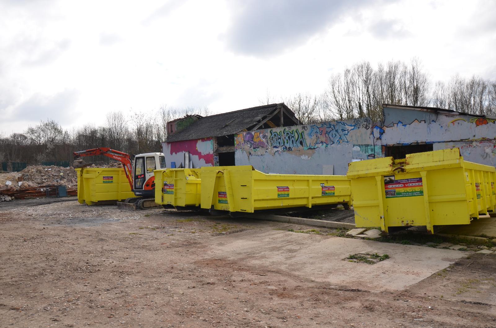 Location de bennes pour évacuation déchets