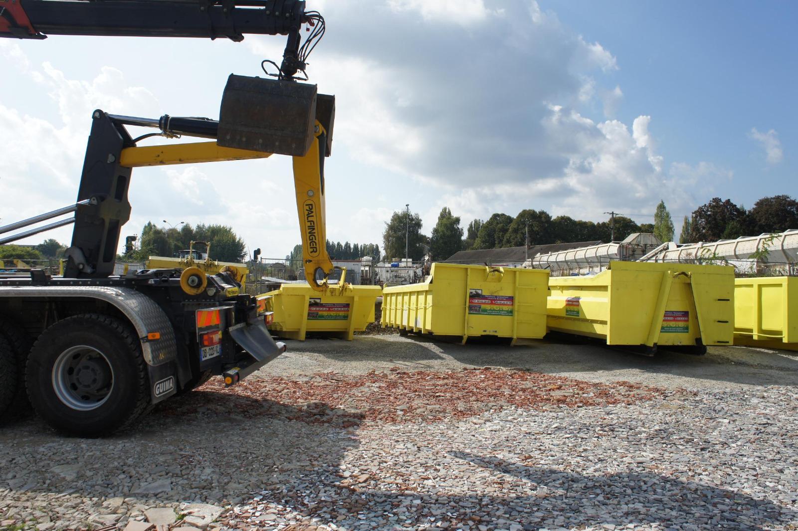 Bennes de chantier pour gravat