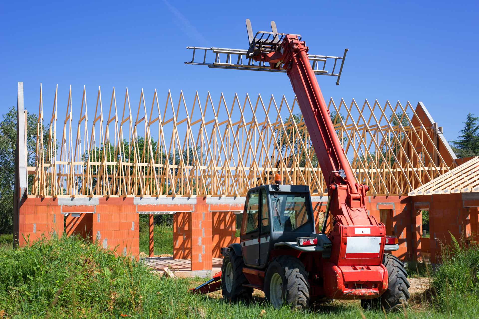 Installation de charpente en bois