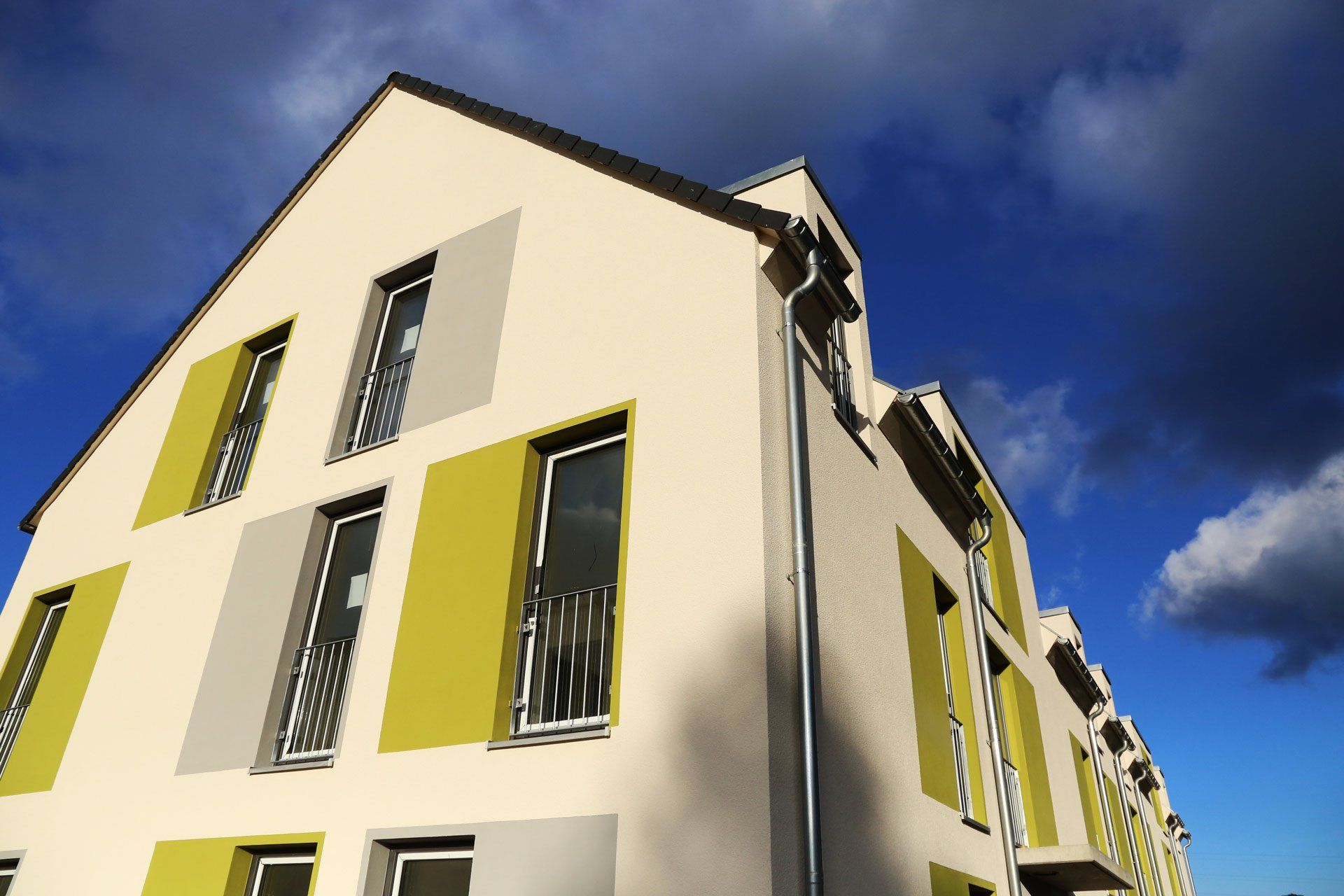 Façade repeinte à neuf