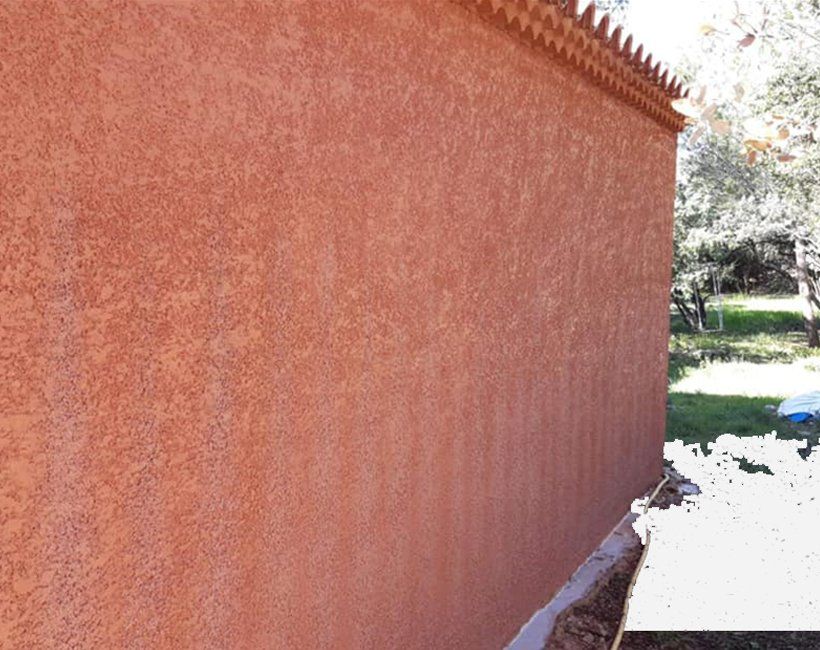 Peinture sur un mur réalisée par DR Construction