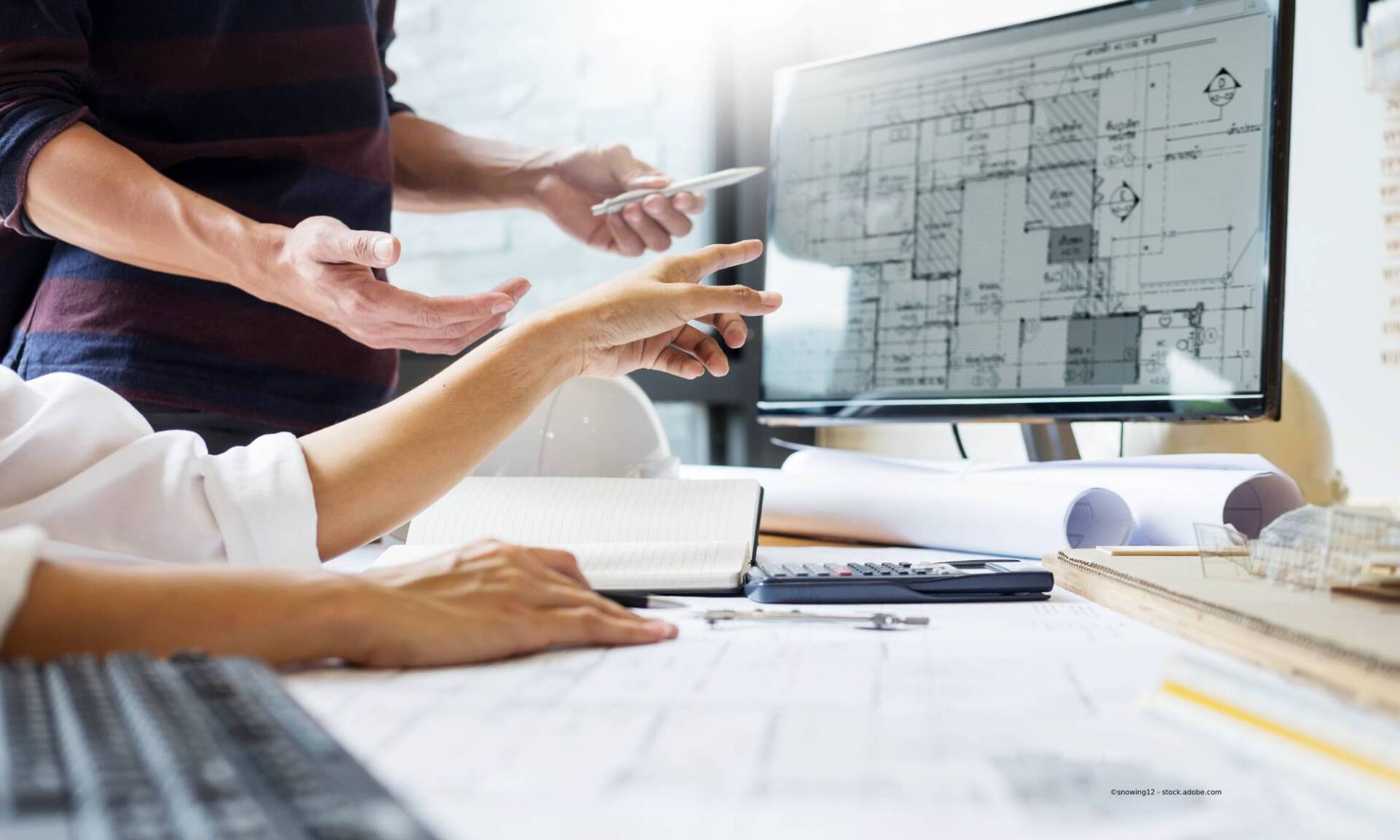 Ingenieure bei der Arbeit
